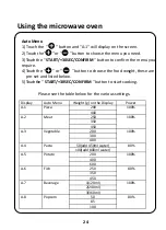 Предварительный просмотр 24 страницы Russell Hobbs RHFM2363B User Manual