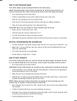 Preview for 9 page of Russell Hobbs RHFP1000 Instructions & Warranty