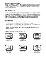 Preview for 4 page of Russell Hobbs RHFP600 Instructions & Warranty