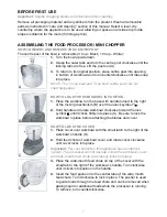 Preview for 7 page of Russell Hobbs RHFP600 Instructions & Warranty