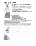 Preview for 12 page of Russell Hobbs RHFP600 Instructions & Warranty