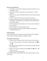 Preview for 7 page of Russell Hobbs RHFP62 Instructions Manual