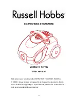 Предварительный просмотр 17 страницы Russell Hobbs RHFV22 Instructions And Warranty