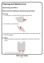 Preview for 16 page of Russell Hobbs RHGCH601SS-B-M Instruction Manual