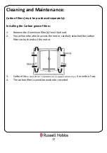 Preview for 17 page of Russell Hobbs RHGCH601SS-B-M Instruction Manual