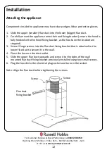 Preview for 12 page of Russell Hobbs RHGCH601SS/B Instruction Manual