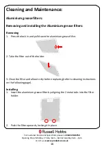 Preview for 16 page of Russell Hobbs RHGCH601SS/B Instruction Manual