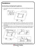 Предварительный просмотр 12 страницы Russell Hobbs RHGCH702B Instruction Manual