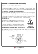 Preview for 25 page of Russell Hobbs RHGCH902B-M Instruction Manual