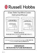 Preview for 1 page of Russell Hobbs RHGWC1B-C Instruction Manual