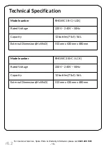 Preview for 18 page of Russell Hobbs RHGWC1B-C Instruction Manual