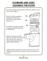 Preview for 14 page of Russell Hobbs RHHS2202 Manual