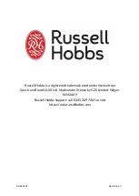 Preview for 12 page of Russell Hobbs RHHS3101 Operating Manual