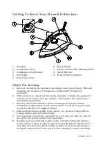 Preview for 4 page of Russell Hobbs RHI 203 Instructions & Warranty