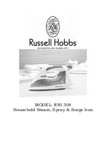 Preview for 1 page of Russell Hobbs RHI 304 Instructions & Warranty