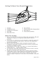 Preview for 4 page of Russell Hobbs RHI 304 Instructions & Warranty