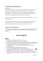 Preview for 2 page of Russell Hobbs RHI 405 Instructions & Warranty