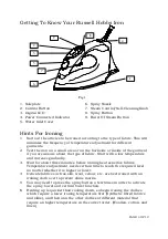 Preview for 4 page of Russell Hobbs RHI 405 Instructions & Warranty