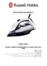 Russell Hobbs RHI002 Instructions And Warranty preview