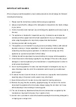 Preview for 3 page of Russell Hobbs RHI336C Instructions And Warranty