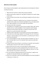 Preview for 3 page of Russell Hobbs RHI910 Instructions And Warranty