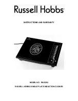 Russell Hobbs RHIC202 Instructions And Warranty preview