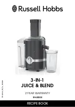 Preview for 11 page of Russell Hobbs RHJ3000 Instructions & Warranty