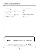 Preview for 33 page of Russell Hobbs RHM1714 BC User Manual