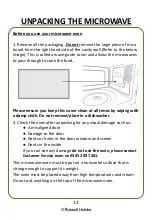 Предварительный просмотр 13 страницы Russell Hobbs RHM1727 User Manual