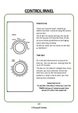 Предварительный просмотр 19 страницы Russell Hobbs RHM1727 User Manual