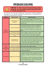 Предварительный просмотр 23 страницы Russell Hobbs RHM1727 User Manual