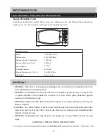 Preview for 2 page of Russell Hobbs RHM2023 Instruction Manual