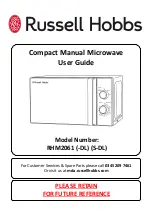 Russell Hobbs RHM2061 User Manual предпросмотр