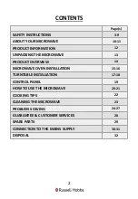 Предварительный просмотр 2 страницы Russell Hobbs RHM2061 User Manual