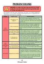 Предварительный просмотр 30 страницы Russell Hobbs RHM2064 User Manual