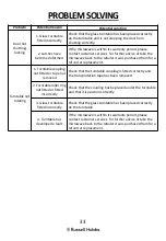 Предварительный просмотр 33 страницы Russell Hobbs RHM2079A User Manual