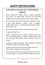 Preview for 7 page of Russell Hobbs RHM2086SS-G User Manual