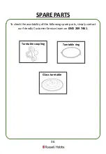 Preview for 36 page of Russell Hobbs RHM2086SS-G User Manual