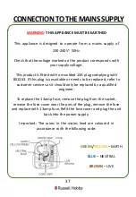 Preview for 37 page of Russell Hobbs RHM2086SS-G User Manual