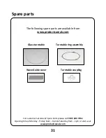 Предварительный просмотр 31 страницы Russell Hobbs RHM2361B User Manual