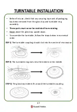 Предварительный просмотр 17 страницы Russell Hobbs RHM2565BCG User Manual