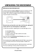 Предварительный просмотр 13 страницы Russell Hobbs RHMD714 User Manual