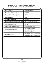 Предварительный просмотр 12 страницы Russell Hobbs RHMM719 User Manual