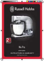 Russell Hobbs RHMP1200BL Instructions & Warranty preview