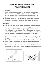 Preview for 10 page of Russell Hobbs RHPAC3001 Manual