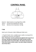 Предварительный просмотр 8 страницы Russell Hobbs RHPH7001 Manual