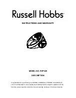 Preview for 1 page of Russell Hobbs RHPV20 Instructions And Warranty