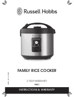 Russell Hobbs RHRC1 Instructions & Warranty preview