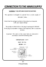 Предварительный просмотр 30 страницы Russell Hobbs RHRETMM705 User Manual