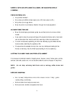 Preview for 8 page of Russell Hobbs RHSC055 Instructions And Warranty